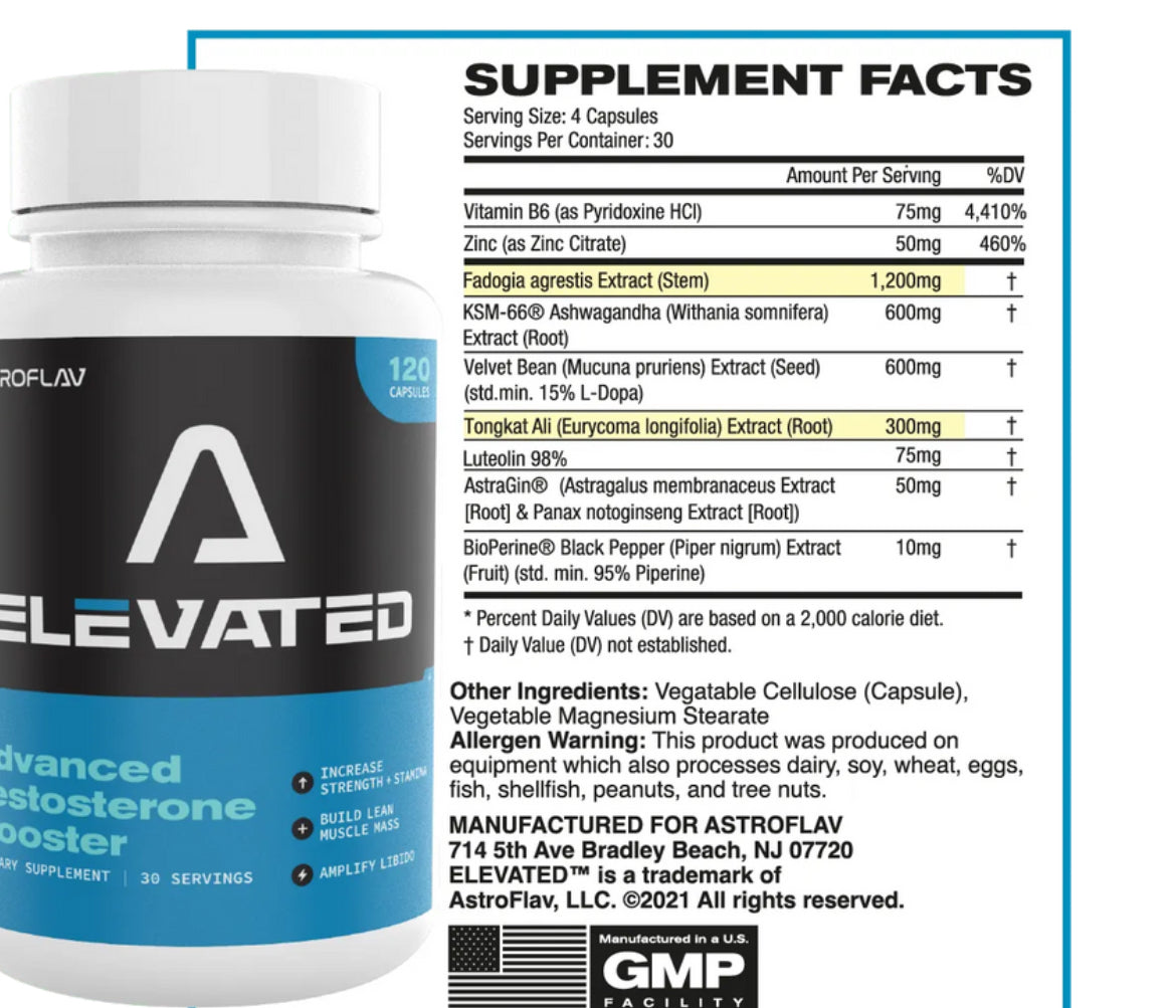 Elevate Natural T- Booster